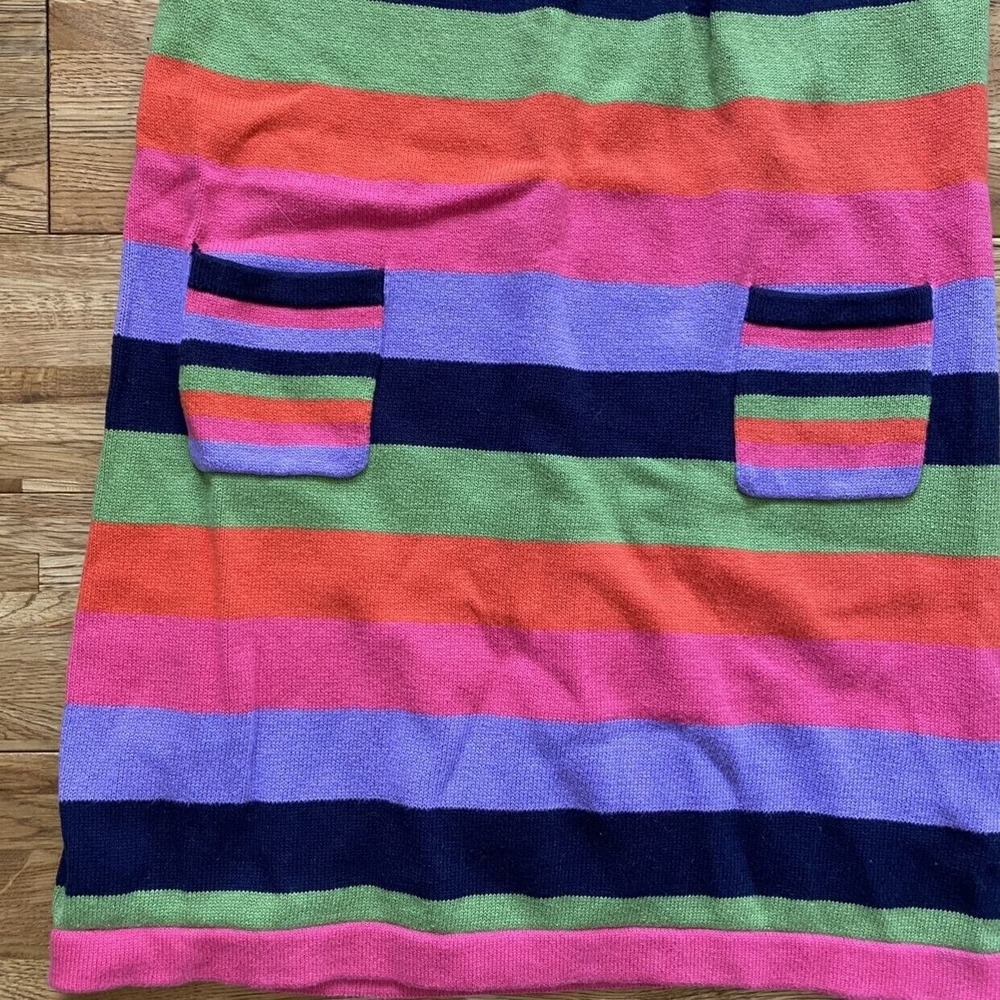Hanna Andersson Striped Sweater Dress Size‎ 8 - Picture 3 of 8